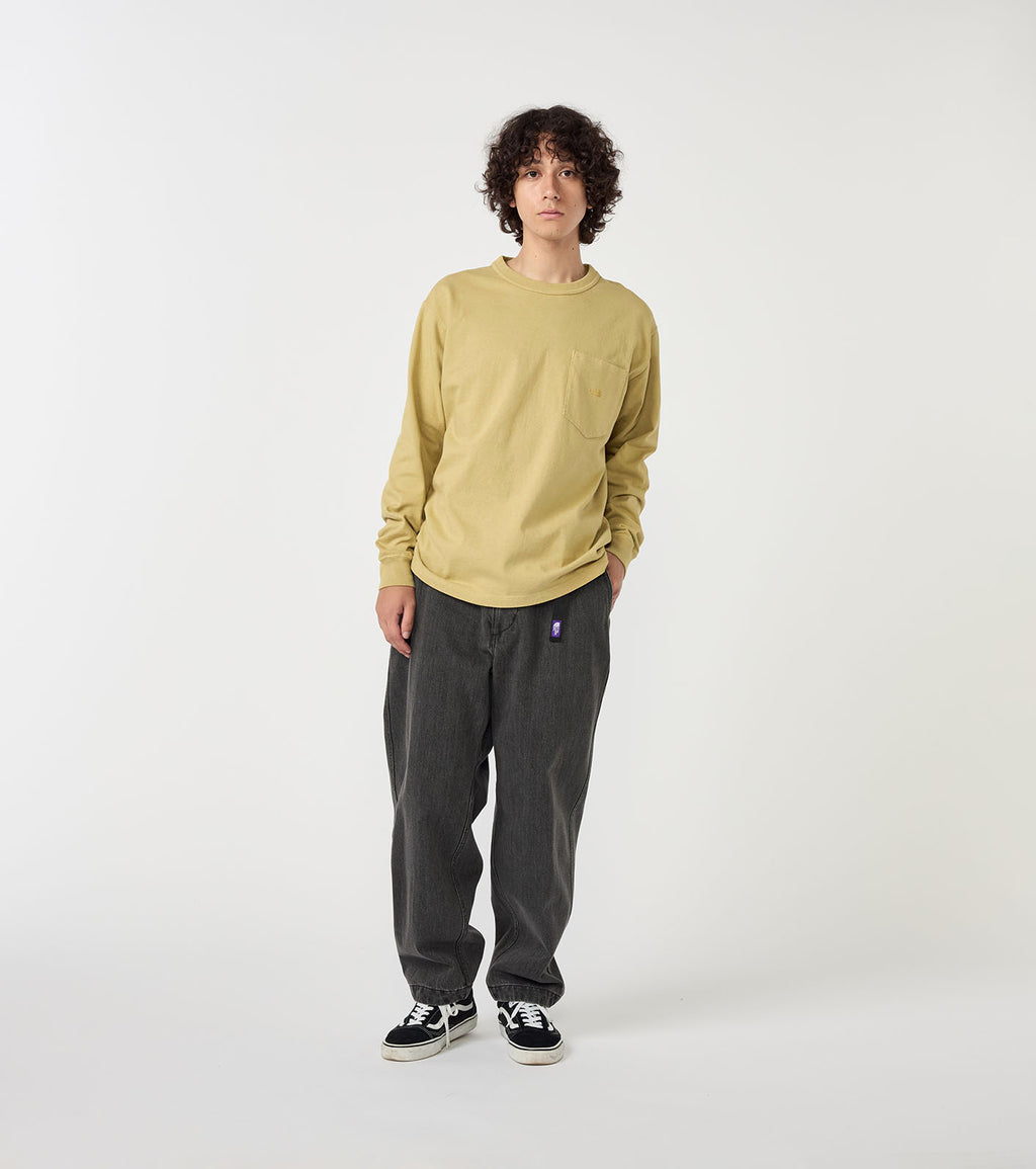 8oz Field Long Sleeve Pocket Tee