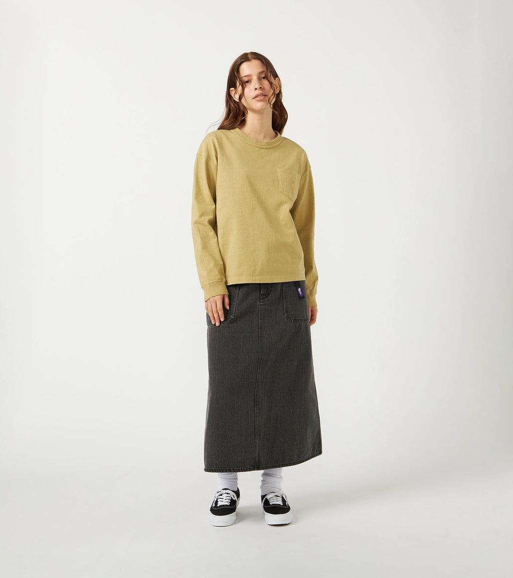8oz Field Long Sleeve Pocket Tee