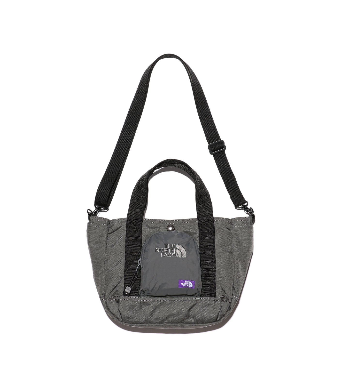 CORDURA Nylon Shoulder Tote Bag - AH(Asphalt Gray)