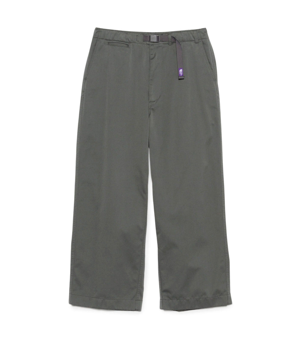 Chino Wide Straight Field Pants - AH(Asphalt Gray)