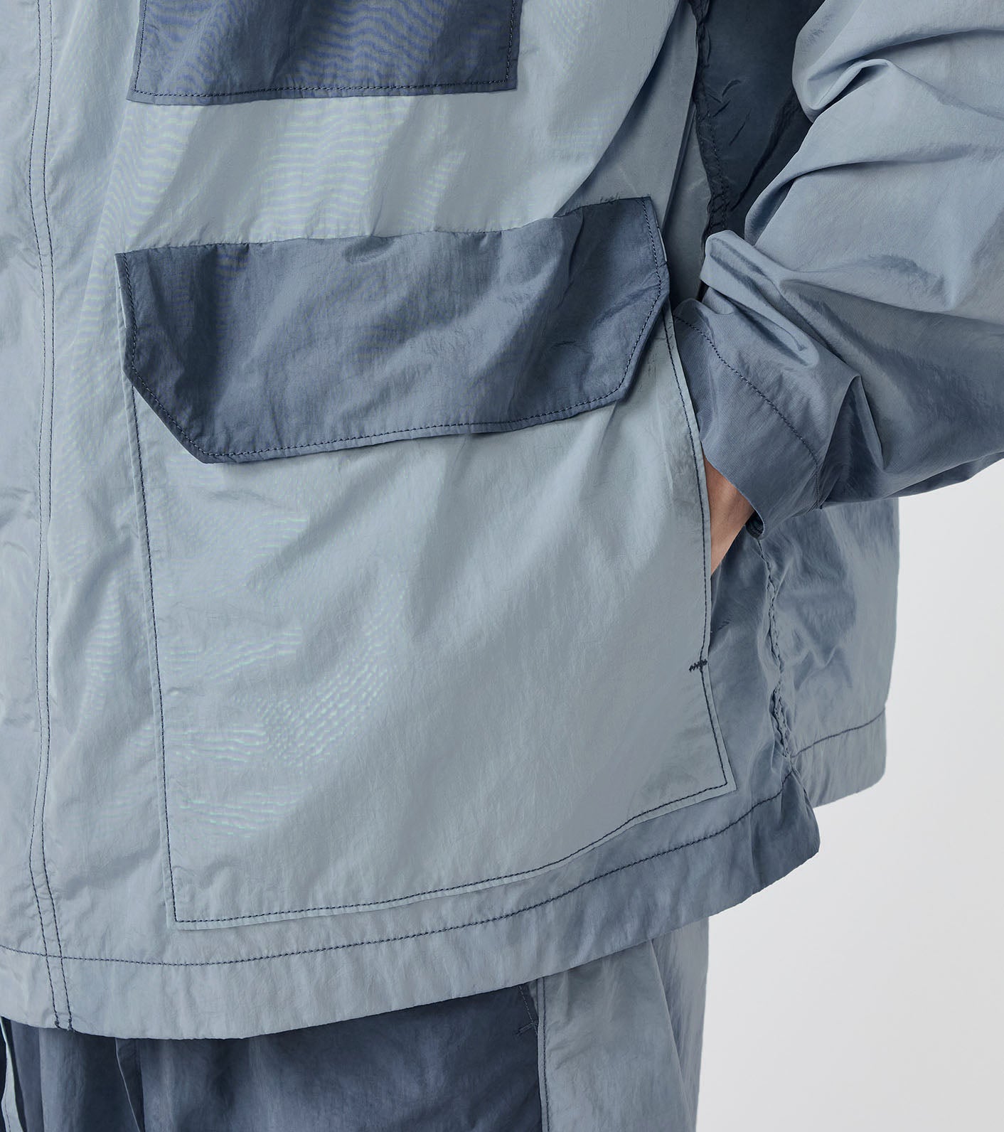 Uneven Dyed Field Mountain Parka