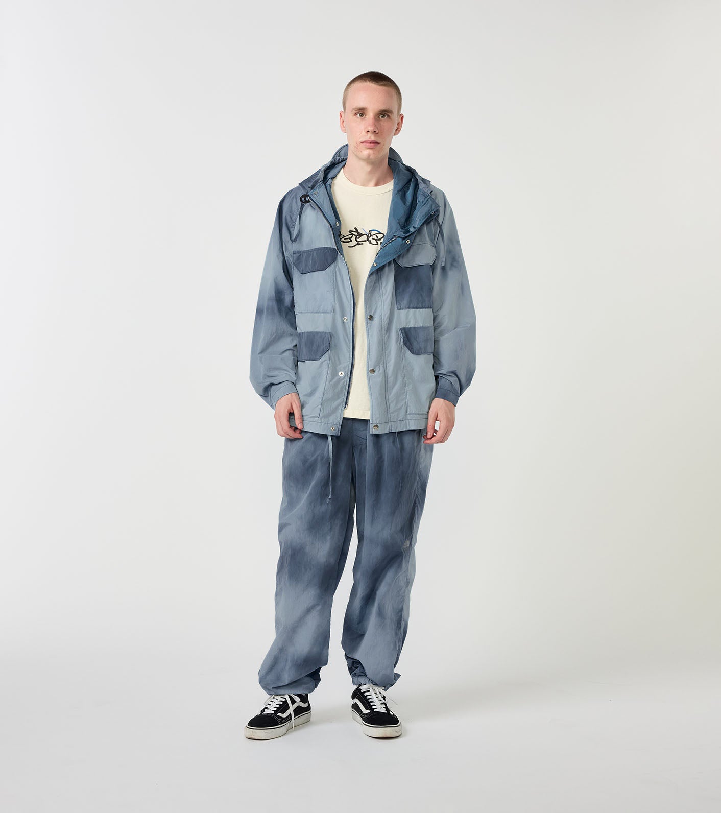 Uneven Dyed Field Mountain Parka
