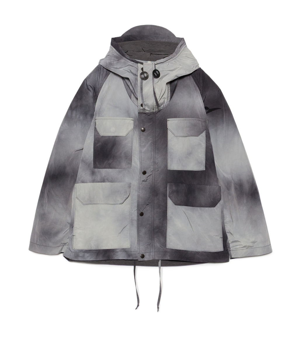 Uneven Dyed Field Mountain Parka - AH(Asphalt Gray)