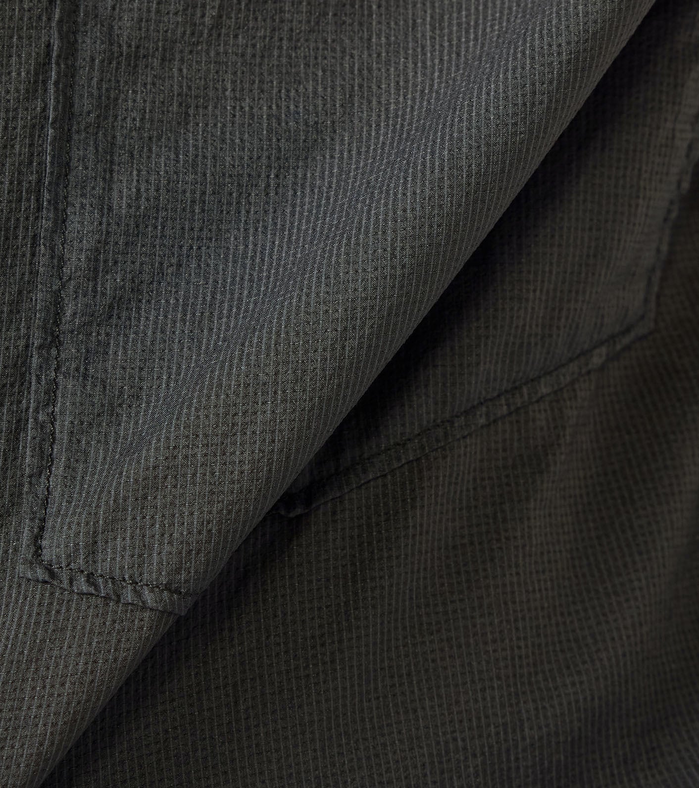 Garment Dyed Nylon Ripstop Field Shirt Jacket