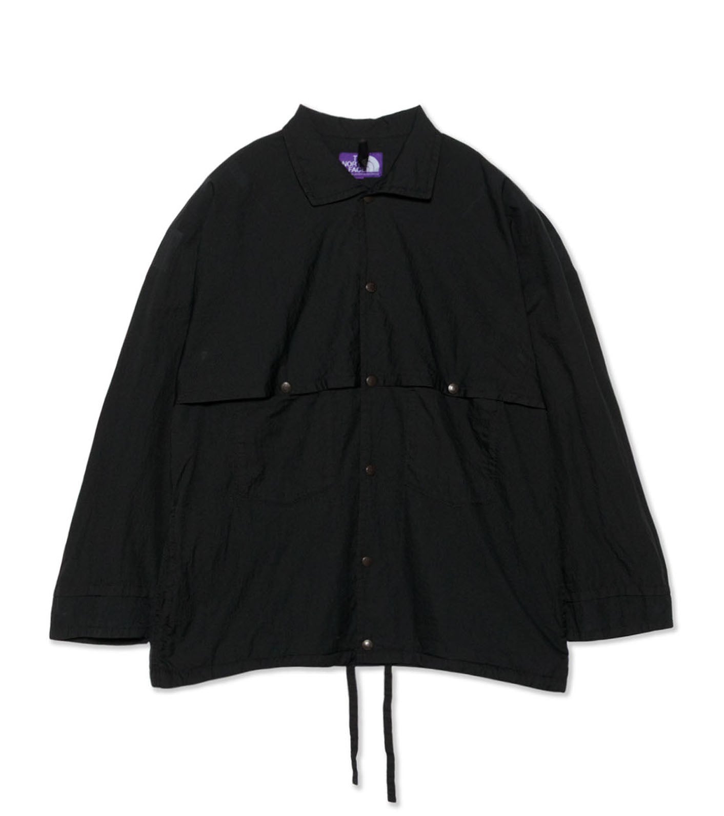Garment Dyed Nylon Ripstop Field Shirt Jacket - K(Black)