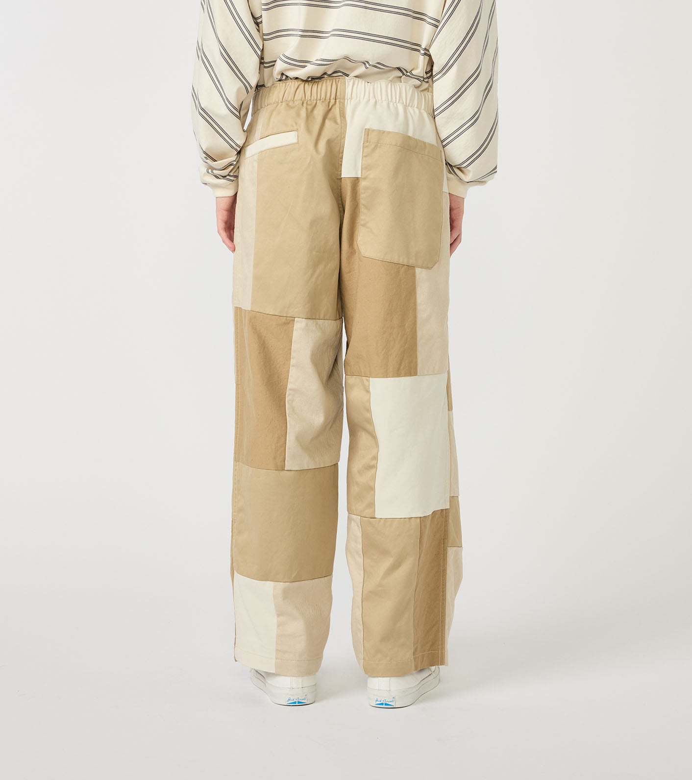 Cotton Twill Field Patchworked Pants