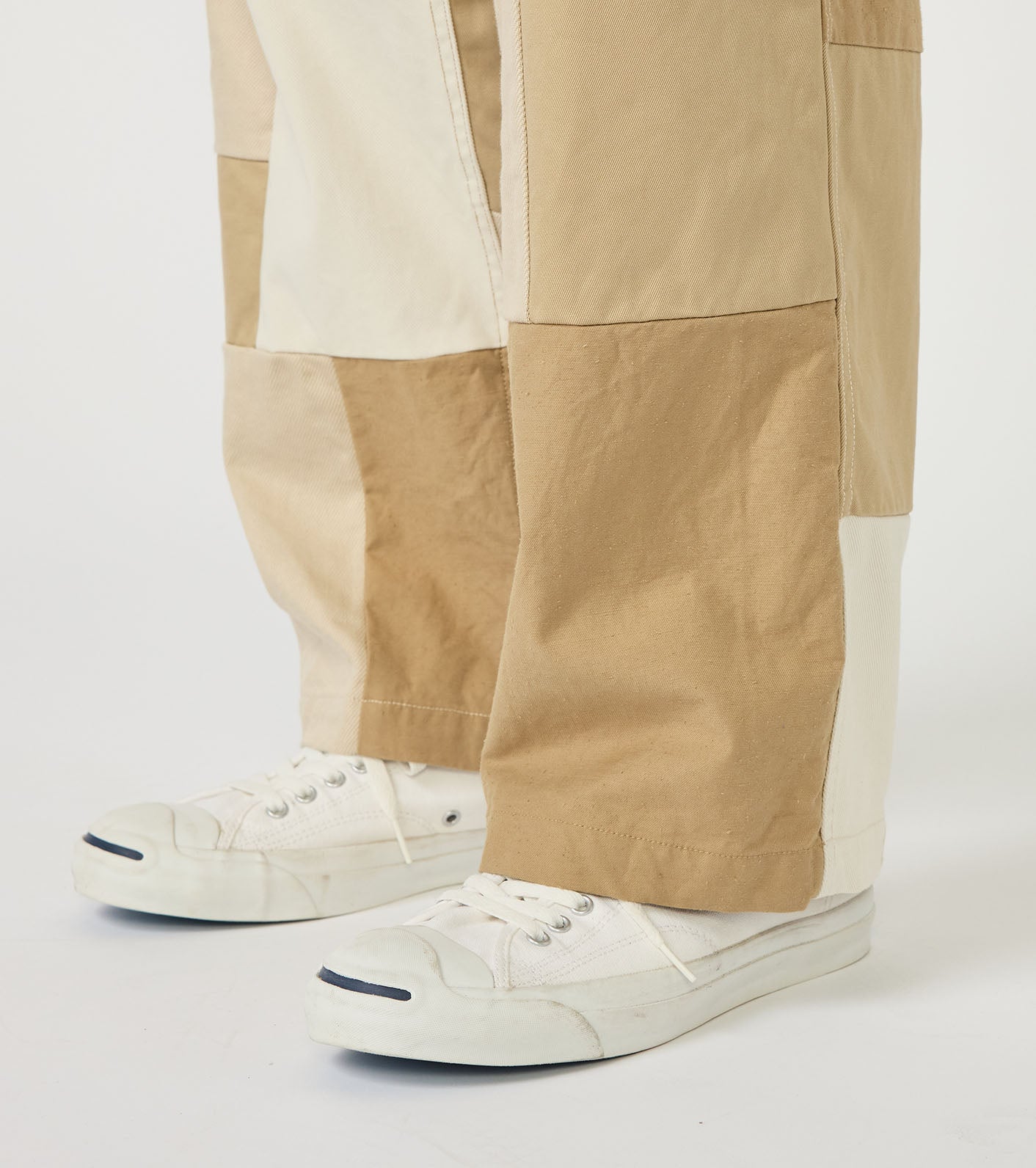 Cotton Twill Field Patchworked Pants