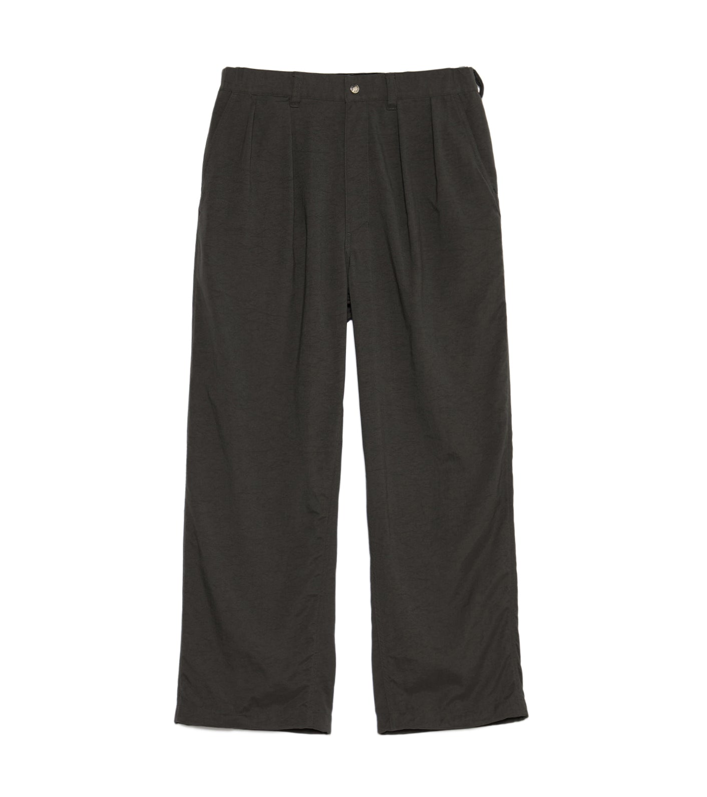 Nylon Twill Wide Field Pants - AH(Asphalt Gray)