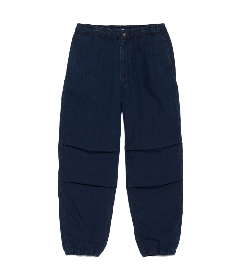 Cotton Nylon Weather Field Track Pants - ID(Indigo)