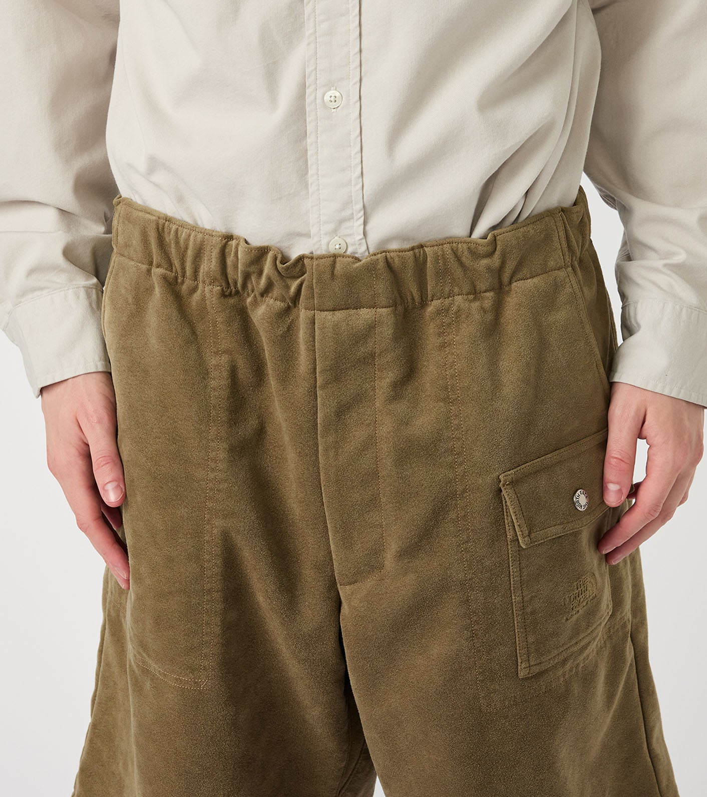 Synthetic Leather Field Shorts
