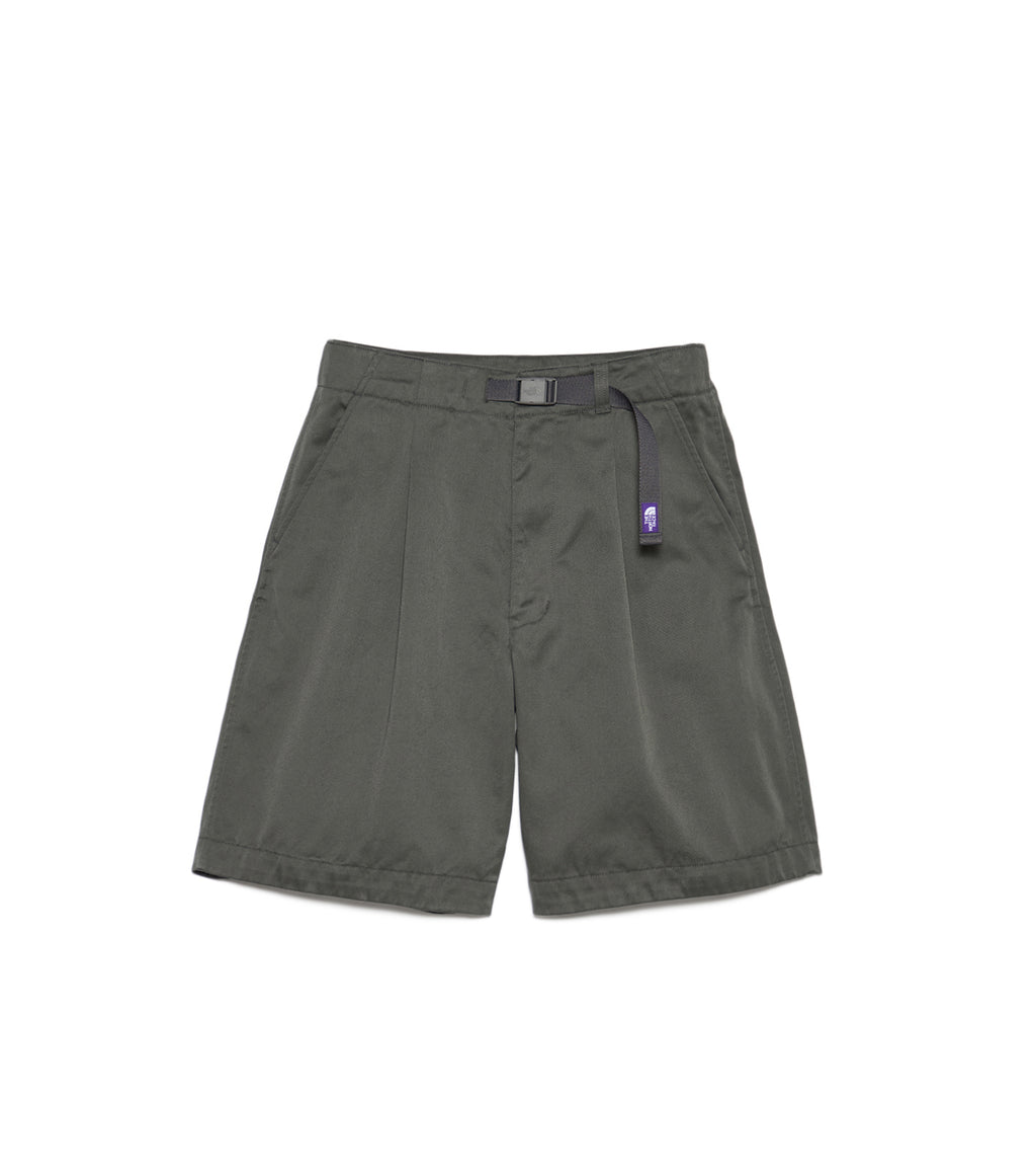 Chino Tuck Field Shorts - AH(Asphalt Gray)