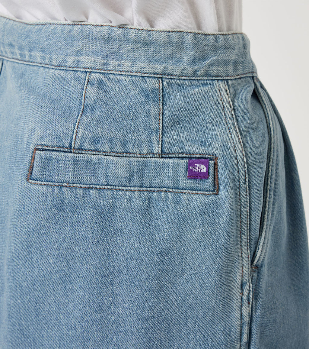Denim Tuck Field Shorts