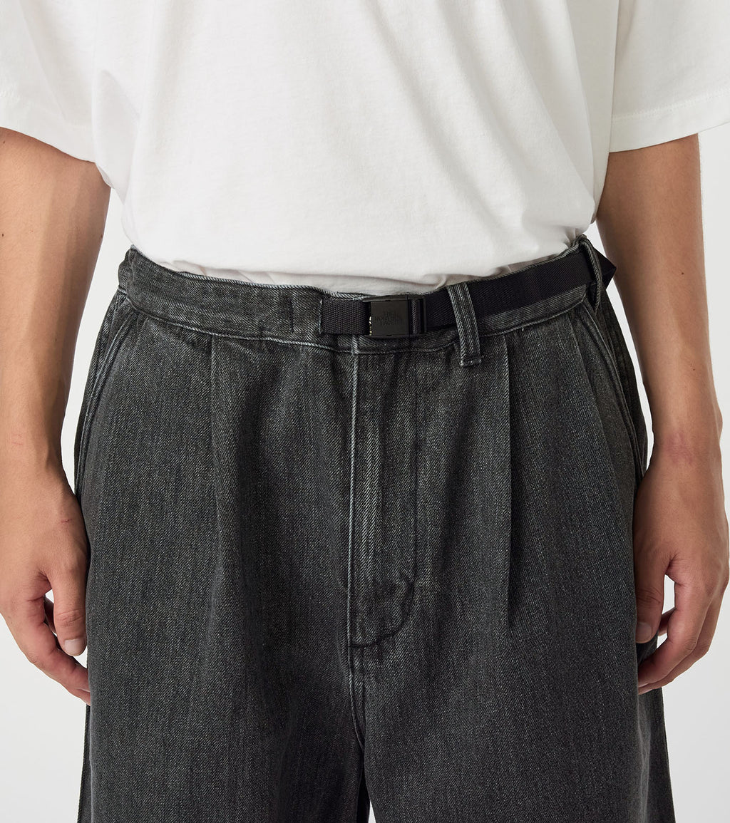 Denim Tuck Field Shorts