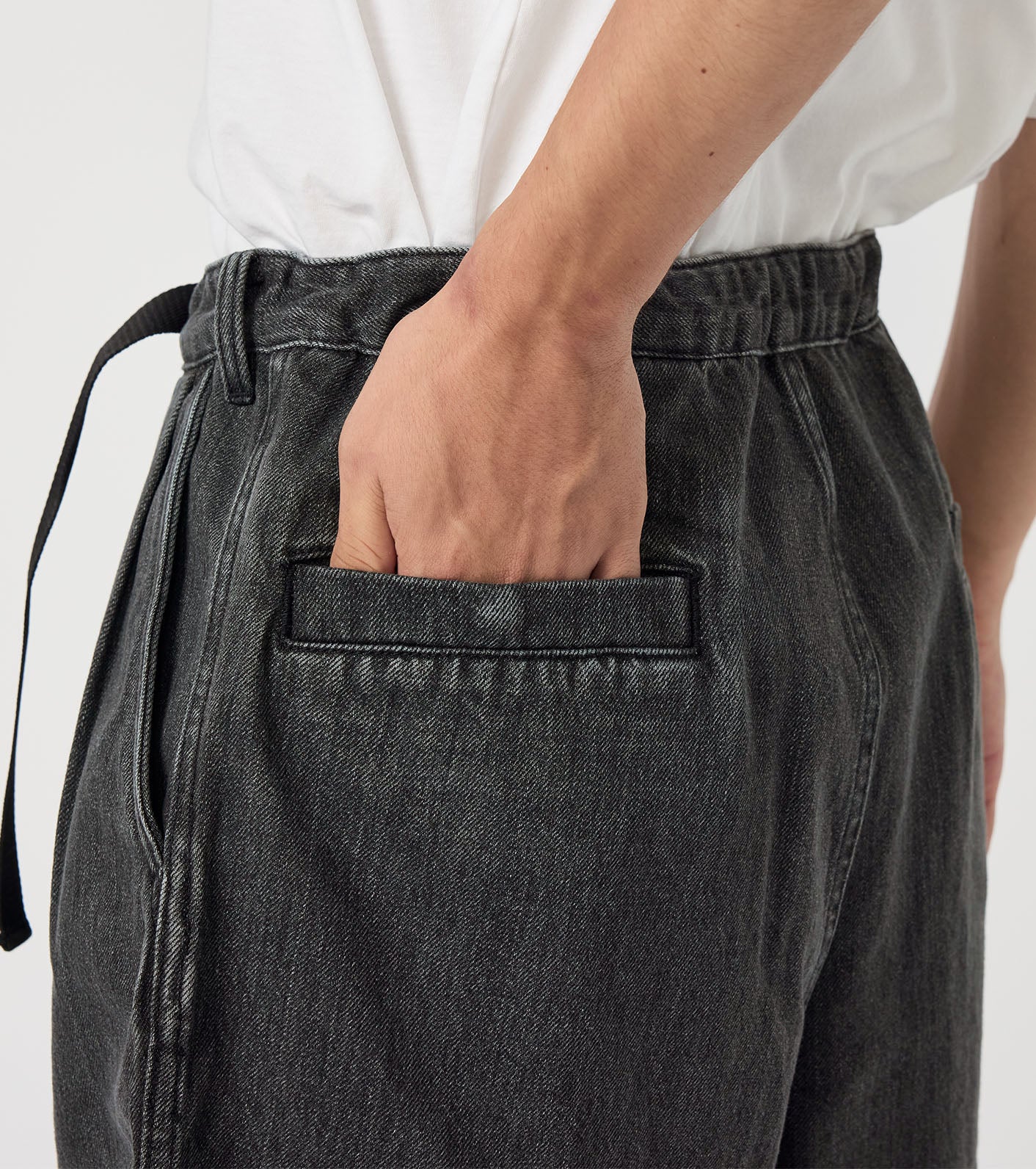 Denim Tuck Field Shorts