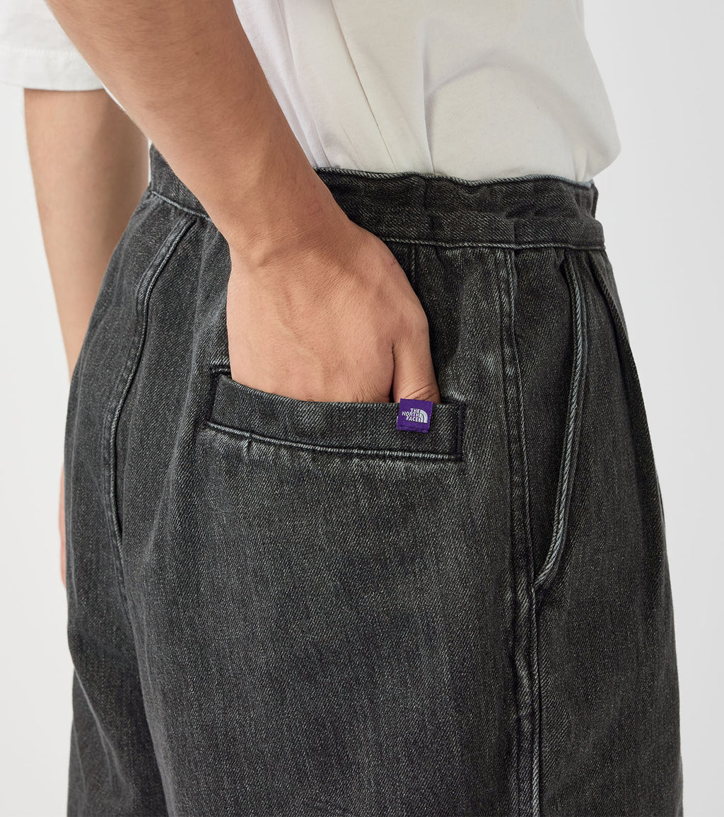Denim Tuck Field Shorts