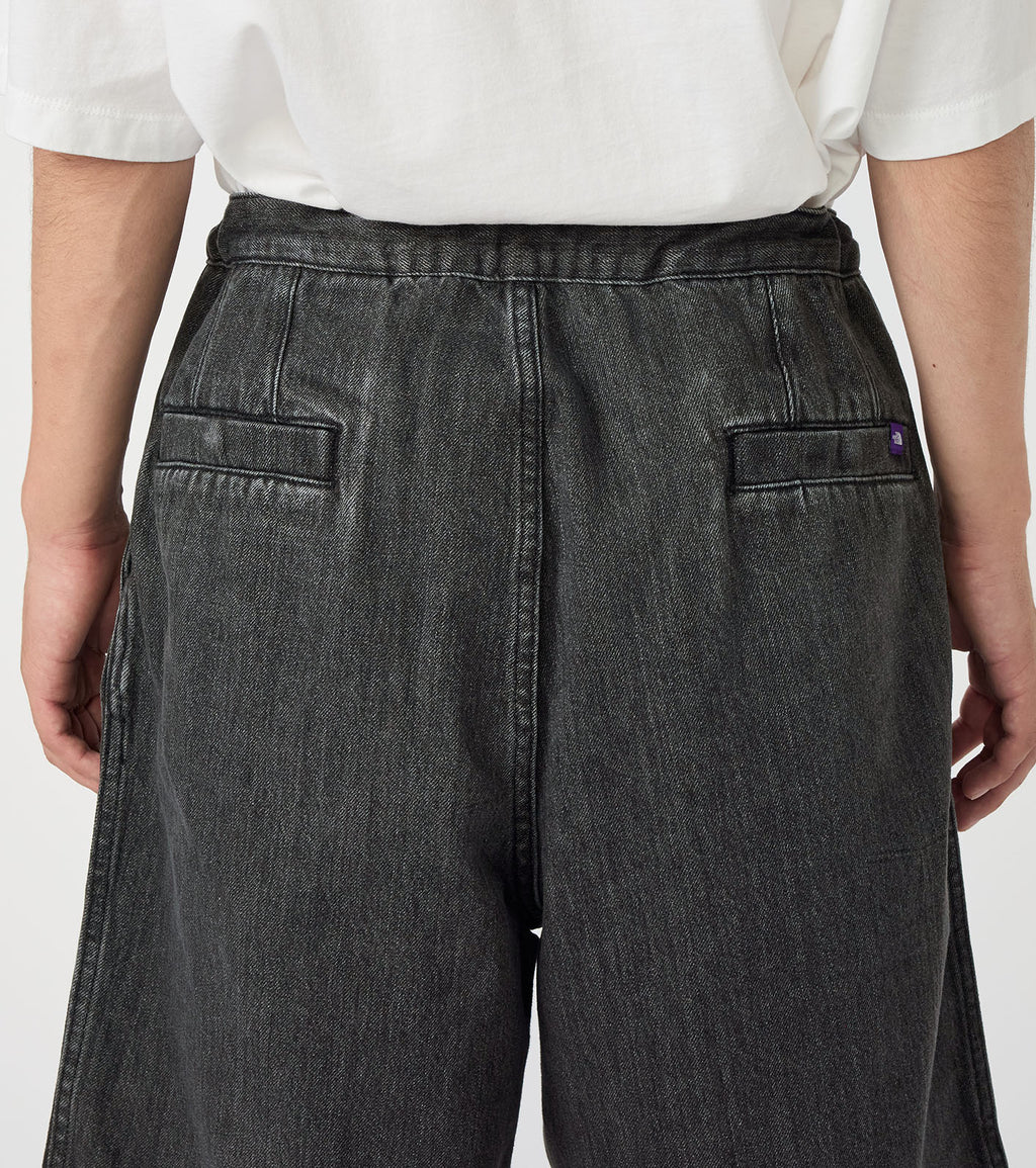 Denim Tuck Field Shorts