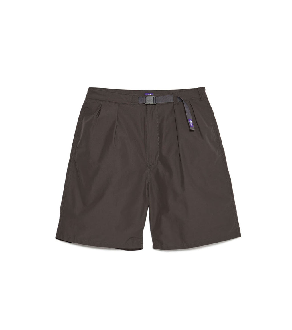 Double Peak Tuck Field Shorts - AH(Asphalt Gray)