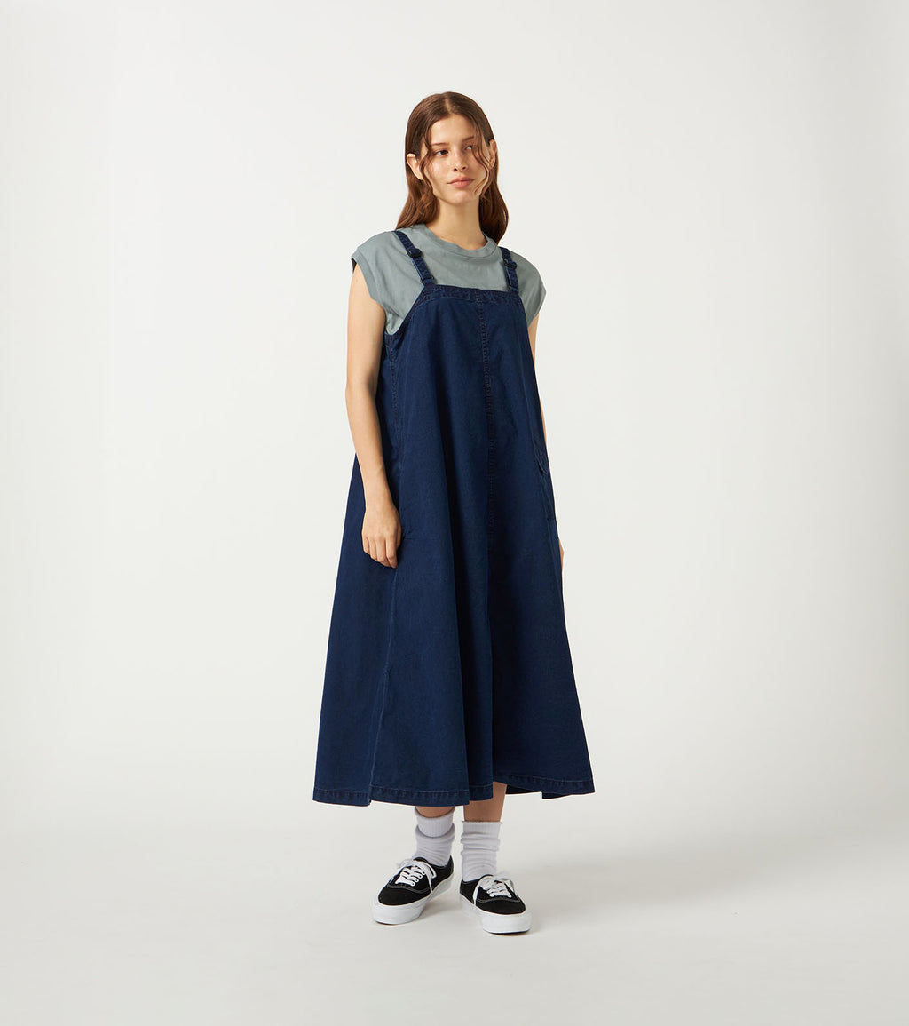 Cotton Nylon Weather Field Jumper Dress