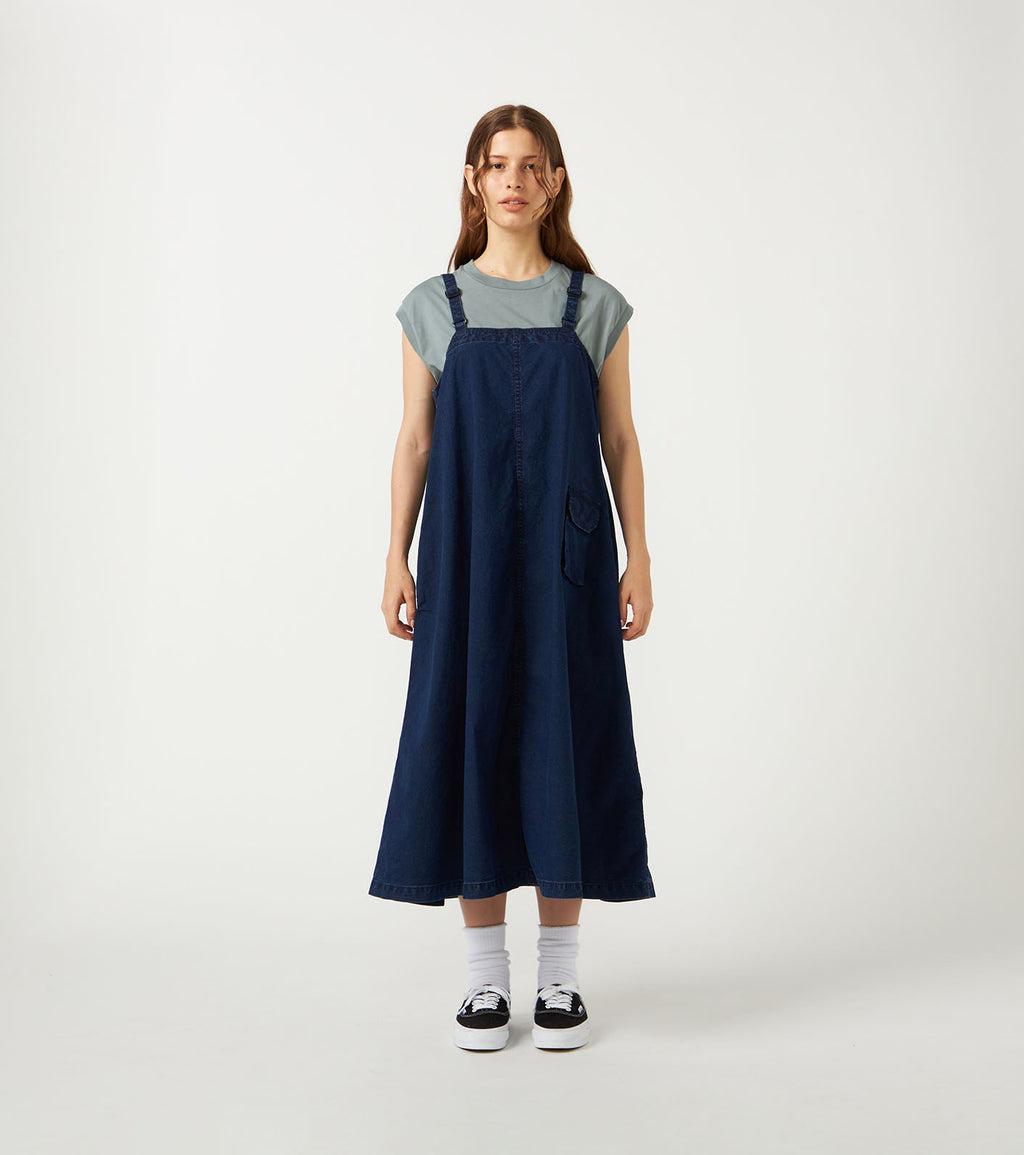 Cotton Nylon Weather Field Jumper Dress