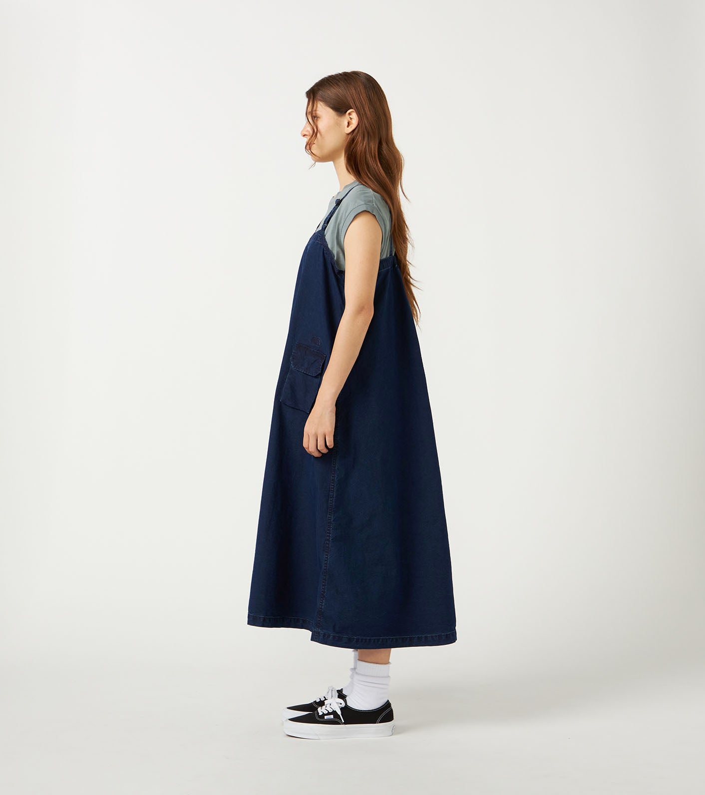 Cotton Nylon Weather Field Jumper Dress