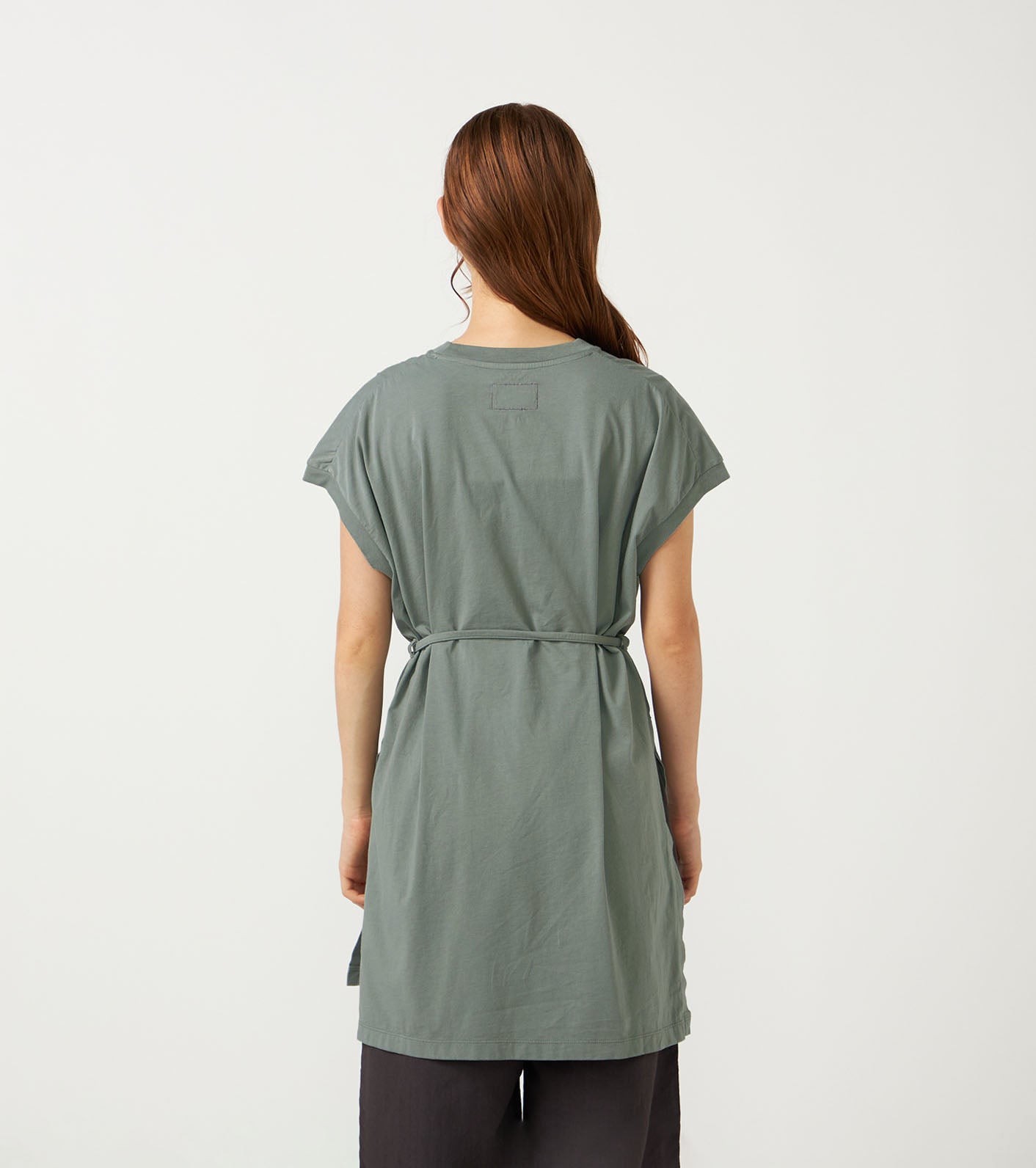 Garment Dyed Field Belted Dress