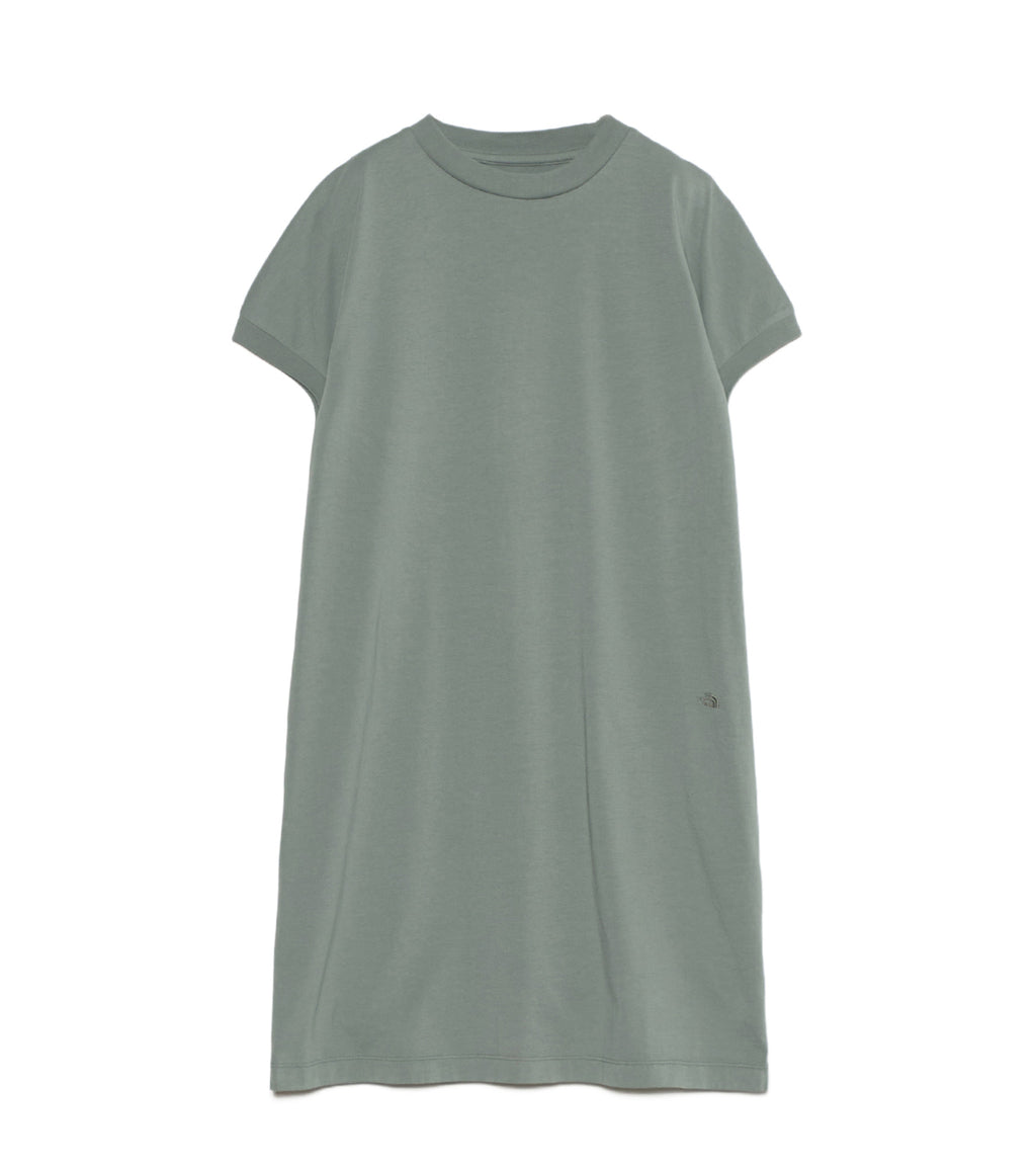 Garment Dyed Field Belted Dress - LS(Light Sage)