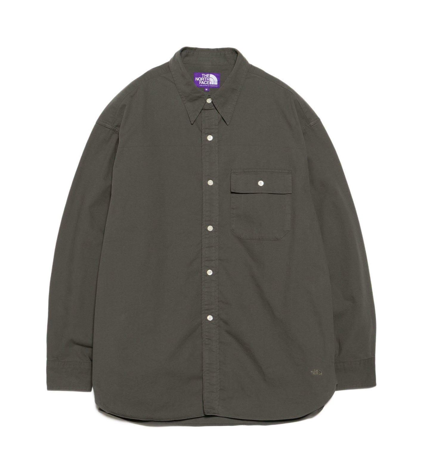 Garment Dyed Field Twill Shirt - AH(Asphalt Gray)