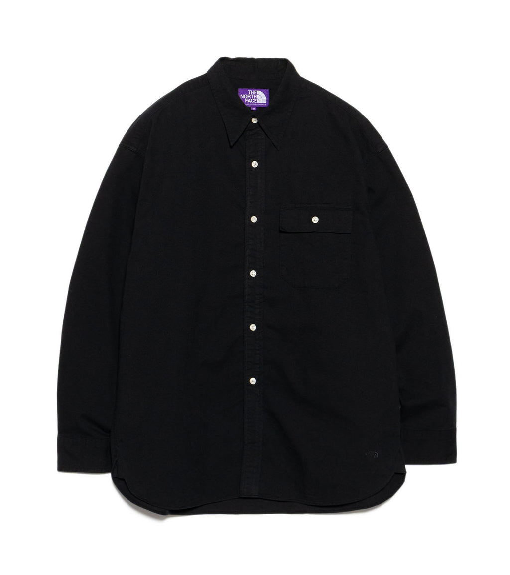 Garment Dyed Field Twill Shirt - K(Black)