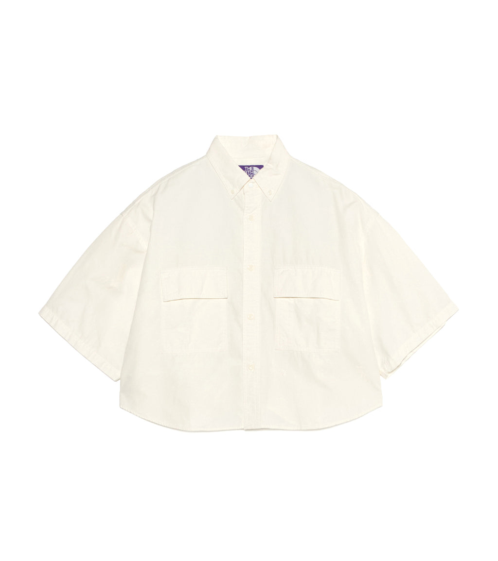 Button Down Field S/S Cropped Shirt