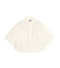 Button Down Field S/S Cropped Shirt - W(White)