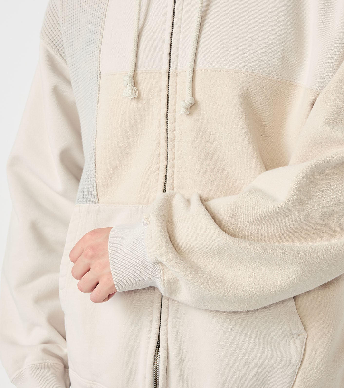 Field Patchworked Zip Up Parka