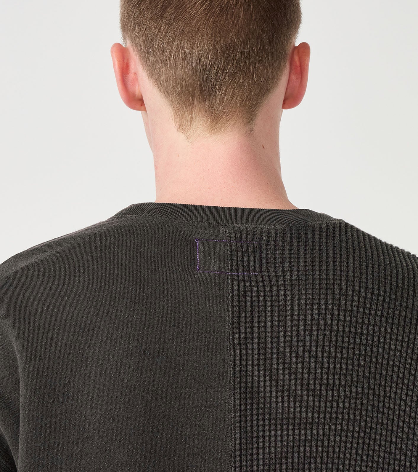 Field Patchworked Crewneck Sweatshirt