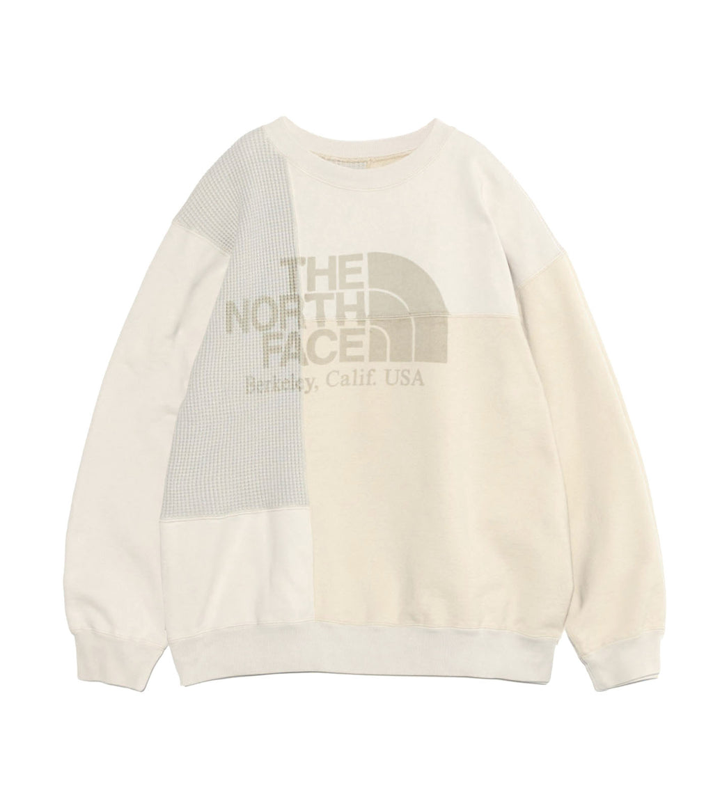 Field Patchworked Crewneck Sweatshirt - ST(Stone)