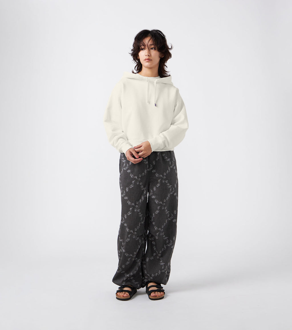 Garment Dyed Field Cropped Hoodie