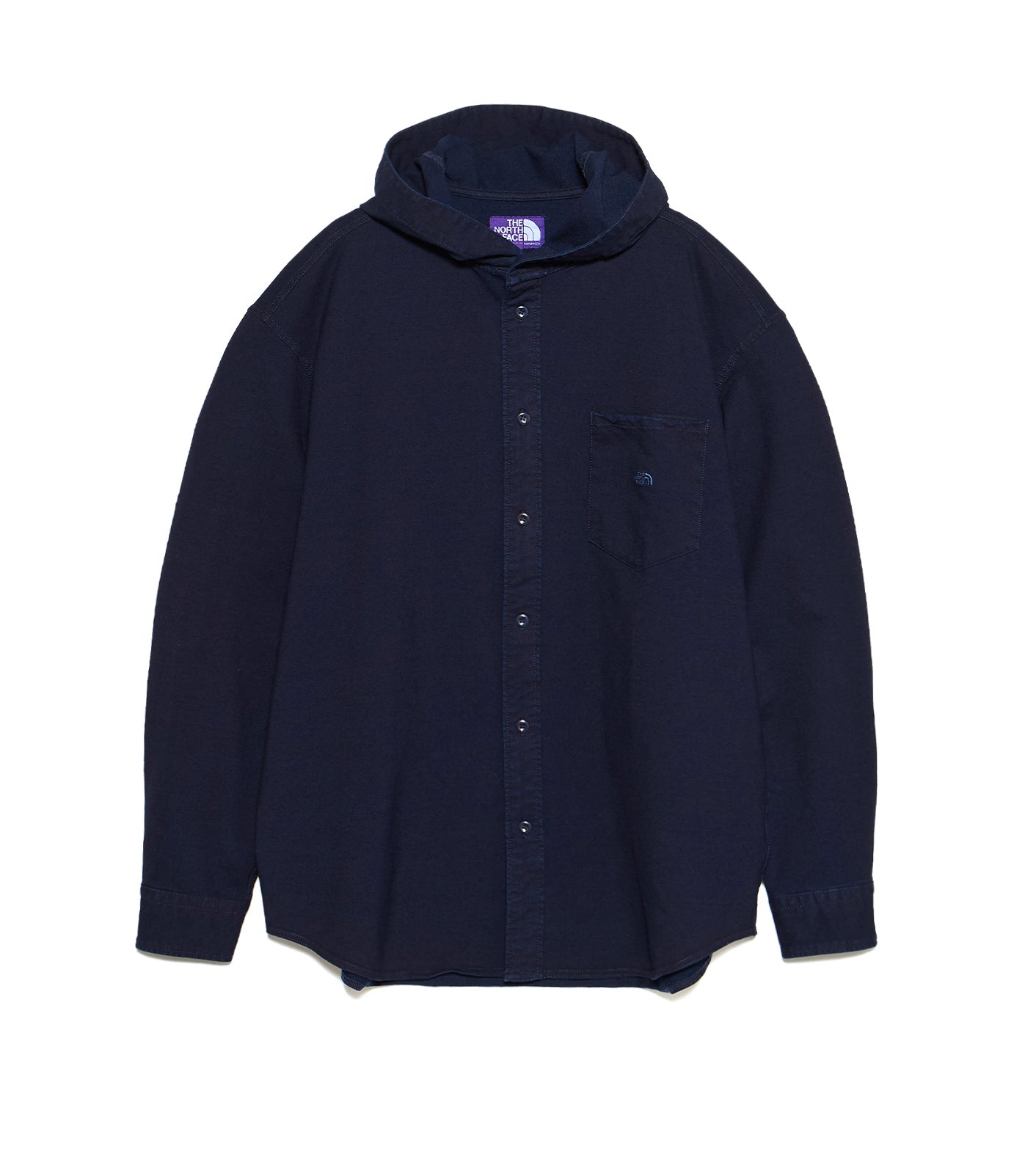 Mountain Hooded Shirt - ID(Indigo)