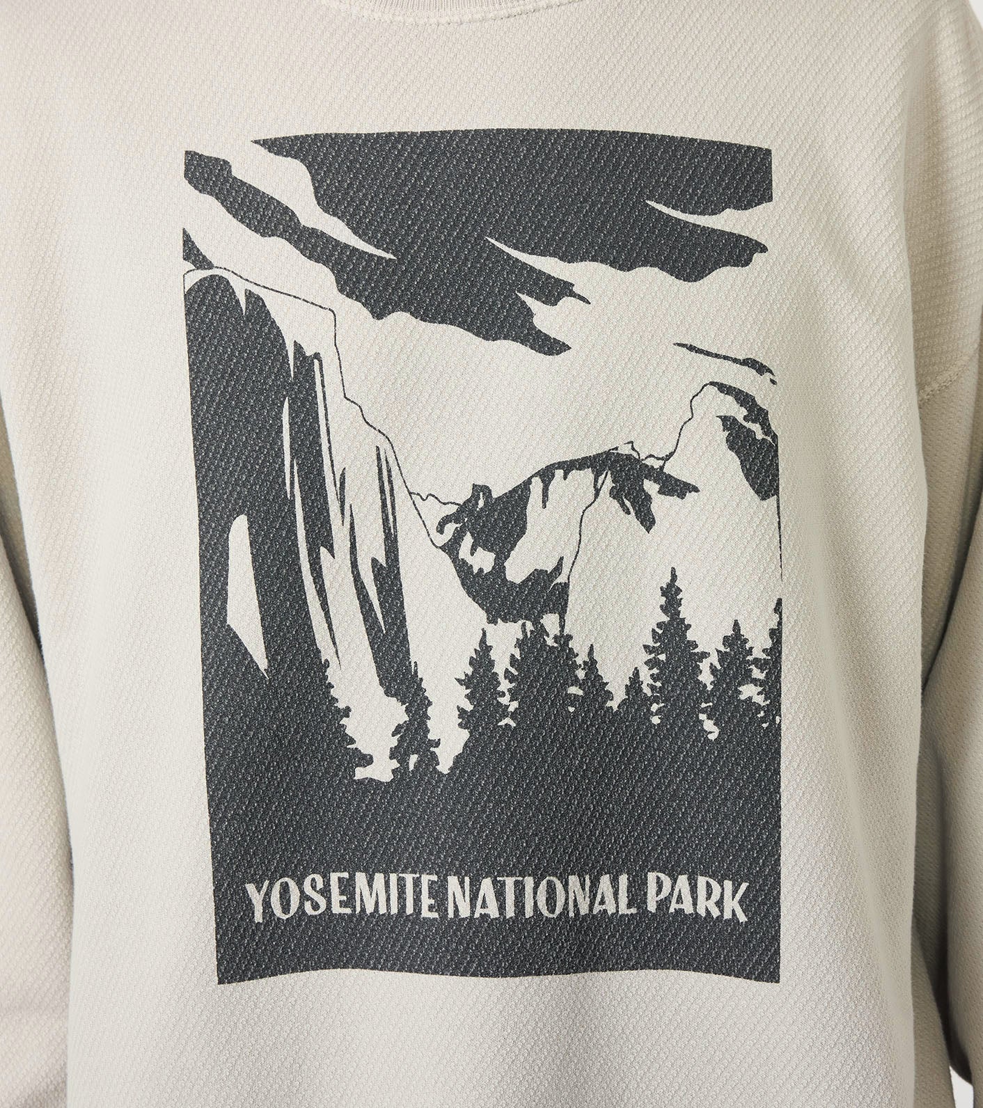 Garment Dyed Field Long Sleeve Crewneck