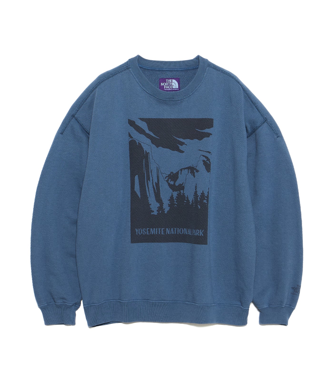 Garment Dyed Field Long Sleeve Crewneck - BL(Blue)