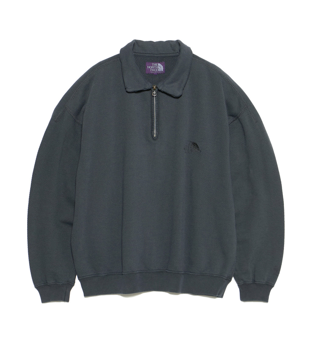 Garment Dyed Field Half Zip - CH(Charcoal)