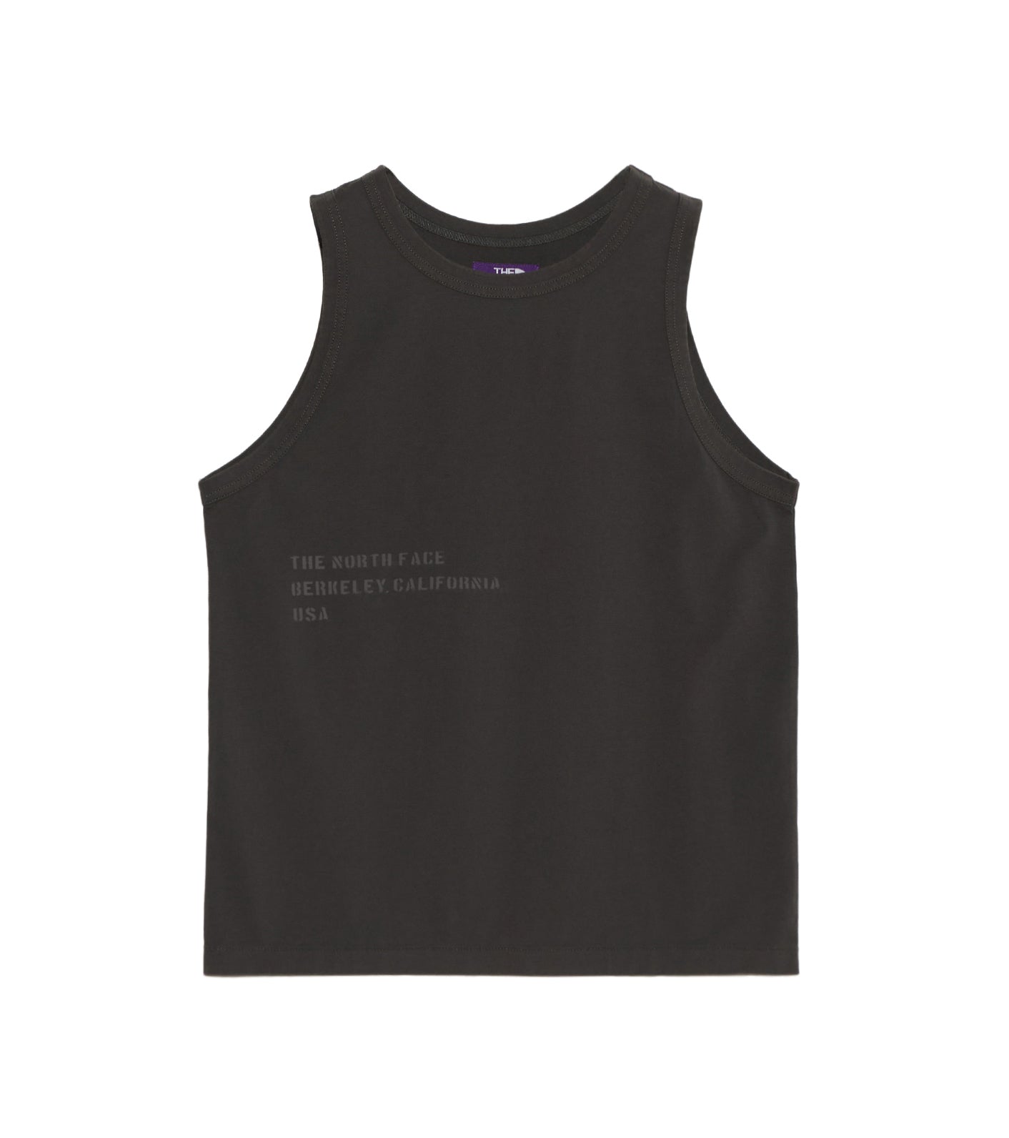 Garment Dyed Lettered Field Tank - CH(Charcoal)