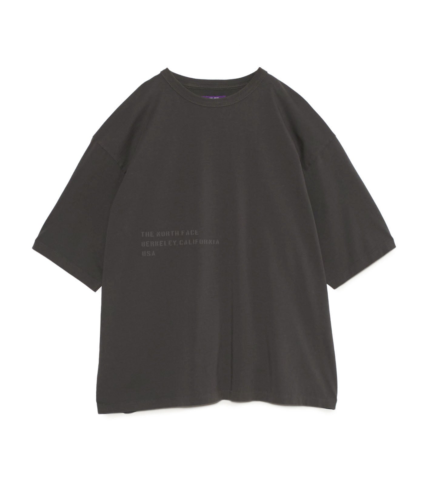 Garment Dyed Lettered Field Tee - CH(Charcoal)