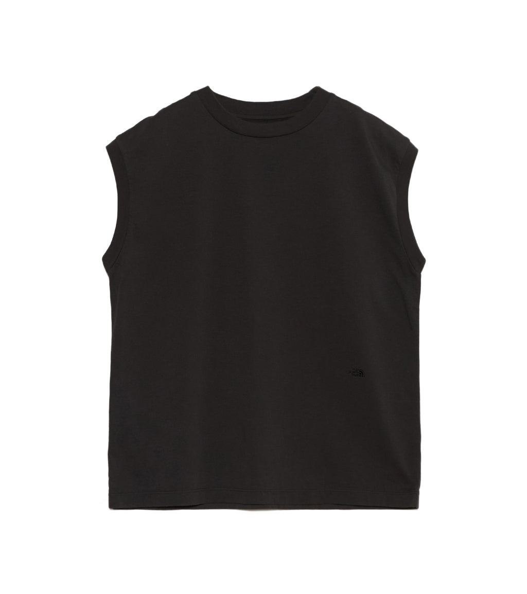 Garment Dyed Field Sleeveless Tee - K(Black)