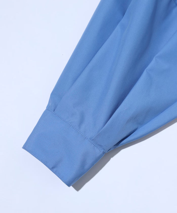 Box Stacked Balloon Sleeve Long Sleeve Shirt