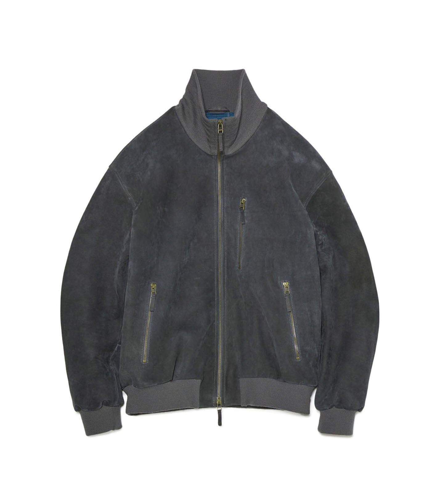 nanamica Exclusive Leather Jacket - VH(Vintage Grey)