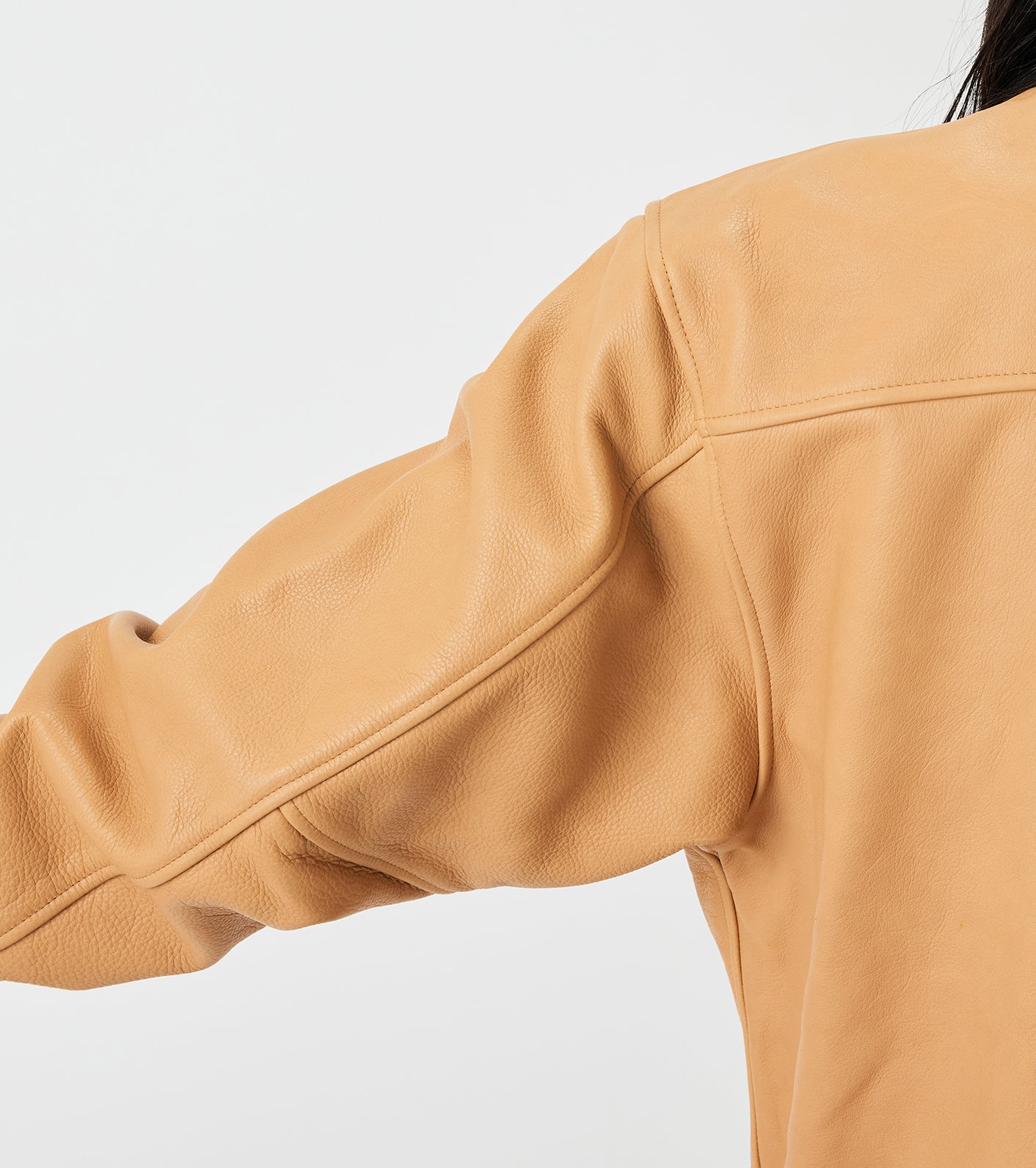 nanamica Exclusive Leather Varsity Jacket