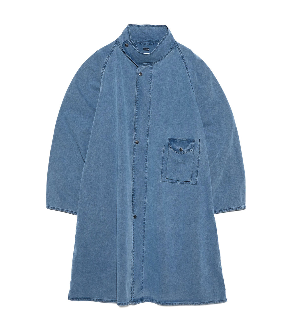Indigo Weather Field Coat - LI(Light Indigo)