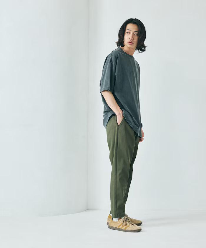 Basic Silhouette Stretch Easy Tapered Pants 【Limited Release】