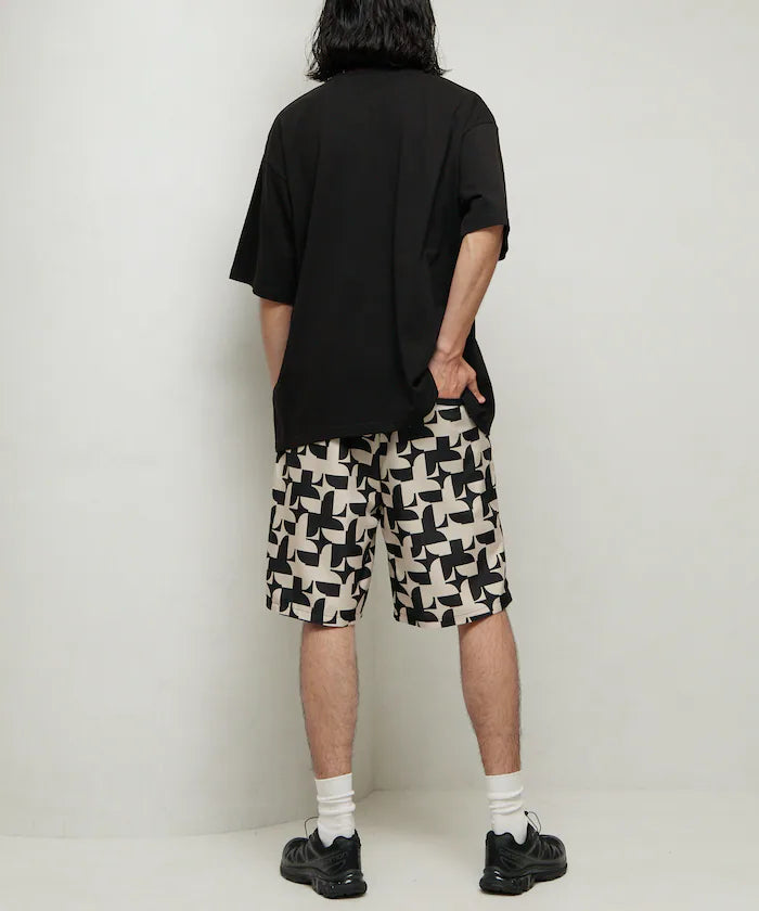 Pattern Easy Shorts / All-over Print Short Pants / Compatible with Setup