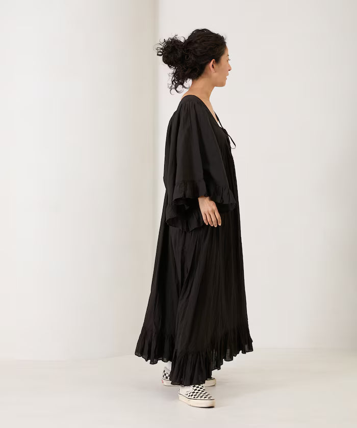India Square Neck Frilled Dress