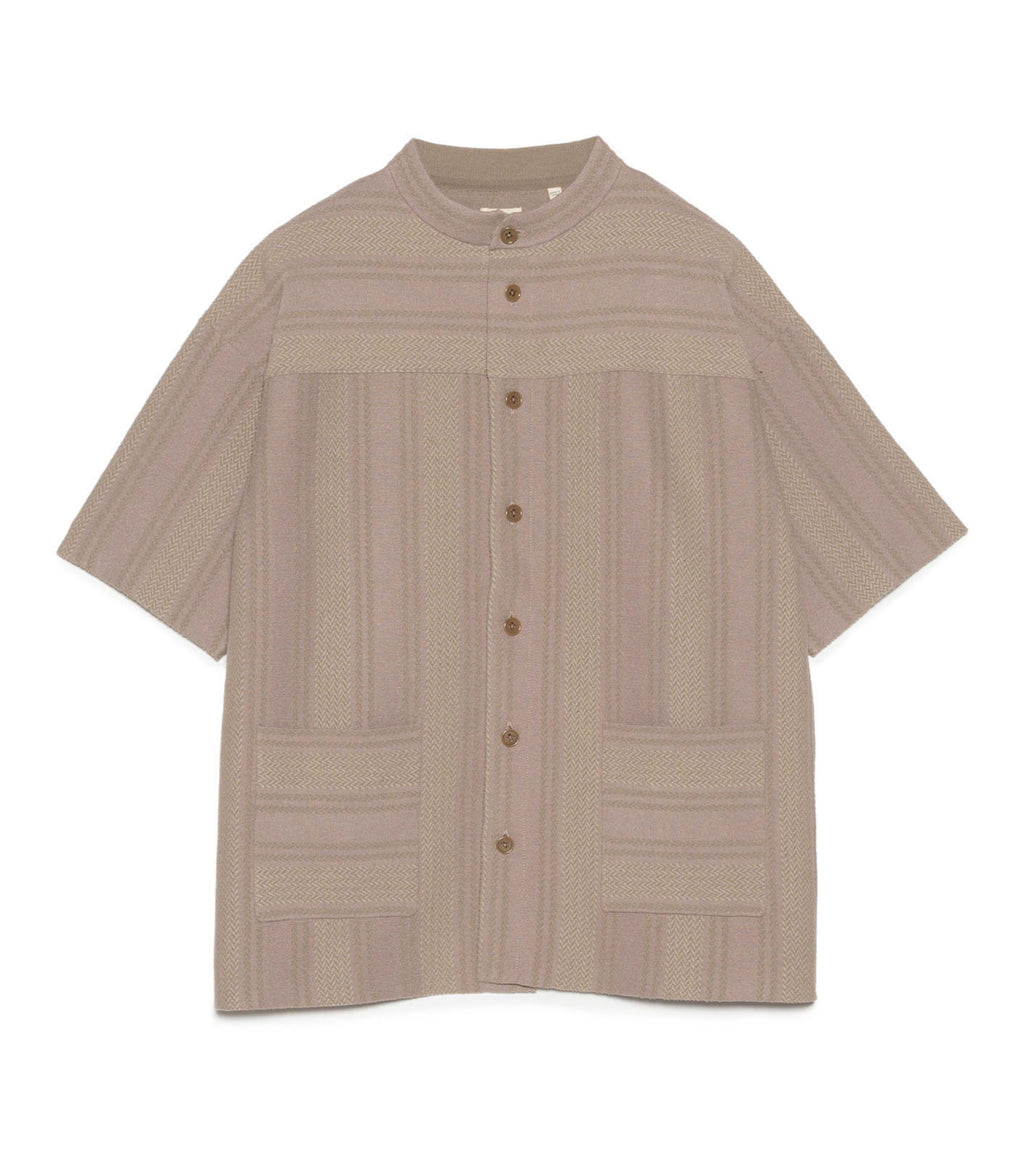 S/S Knit Shirt Jacket - BE(Beige)