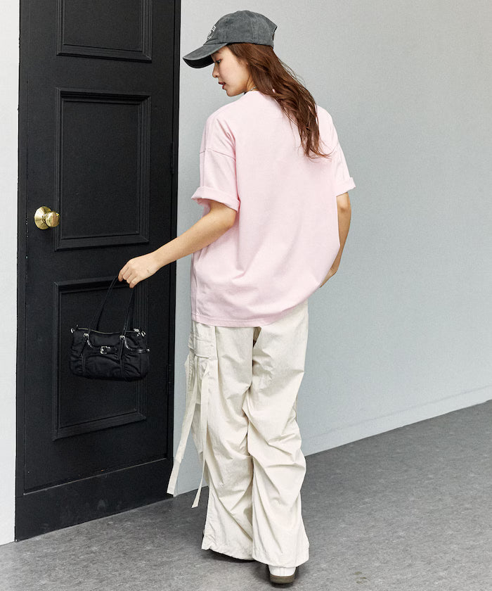 <Functional Material> MAGAZINE Cat Photo T-Shirt Limited Release